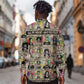 All My Heroes Have FBI Files Long Sleeve Button Shirt Civil Rights Leaders