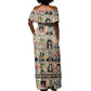 All My Heroes Have FBI Files Off Shoulder Maxi Dress Civil Rights Leaders