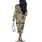 All My Heroes Have FBI Files Off The Shoulder Long Sleeve Dress Civil Rights Leaders