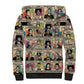 All My Heroes Have FBI Files Sherpa Hoodie Civil Rights Leaders