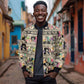 All My Heroes Have FBI Files Sleeve Zip Bomber Jacket Civil Rights Leaders