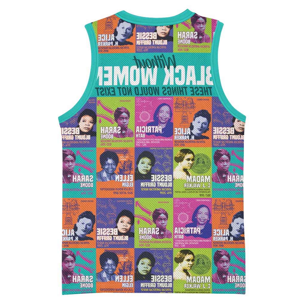 African Women Inventors Basketball Jersey Without Black Women These Things Would Not Exist - African Pride