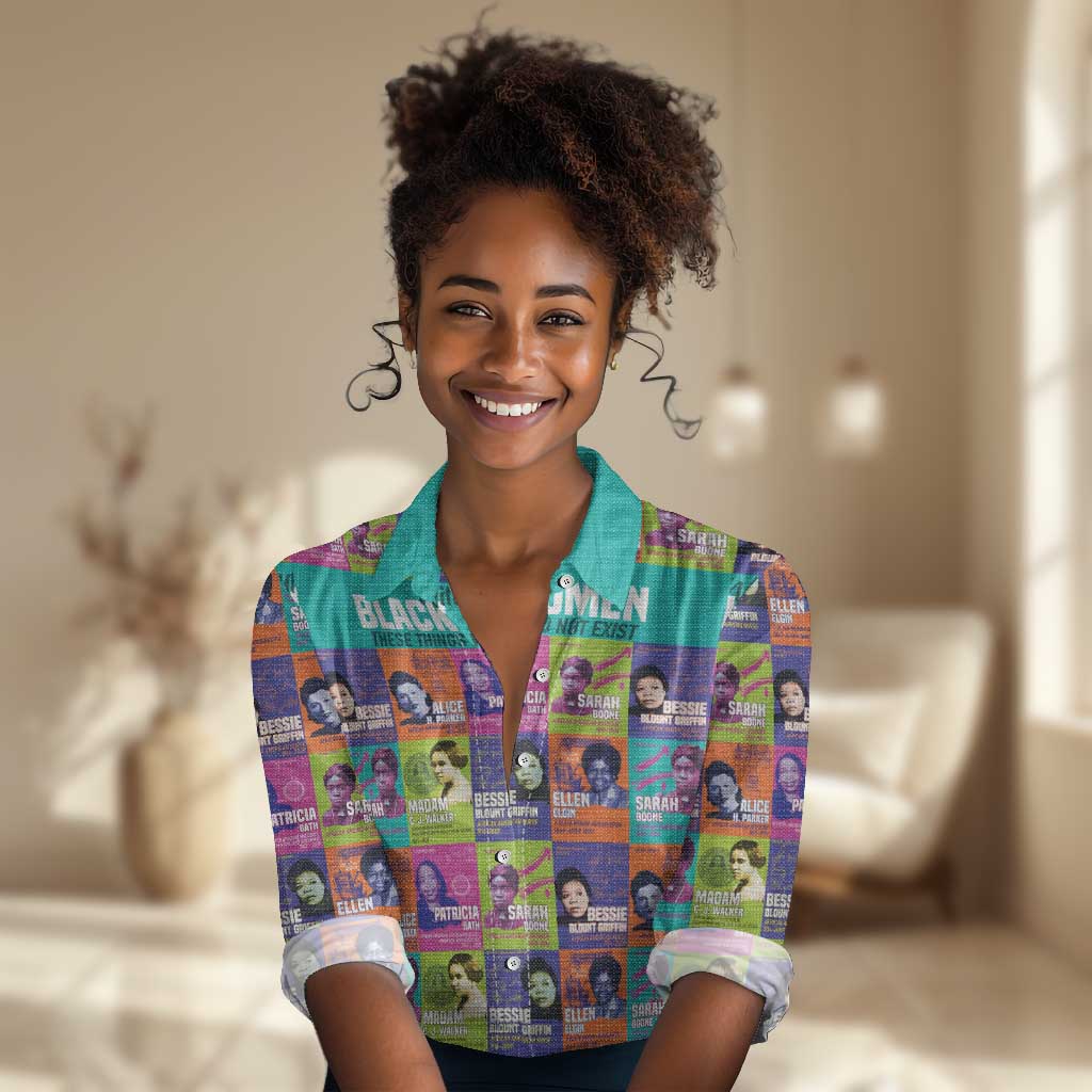 African Women Inventors Women Casual Shirt Without Black Women These Things Would Not Exist DT02