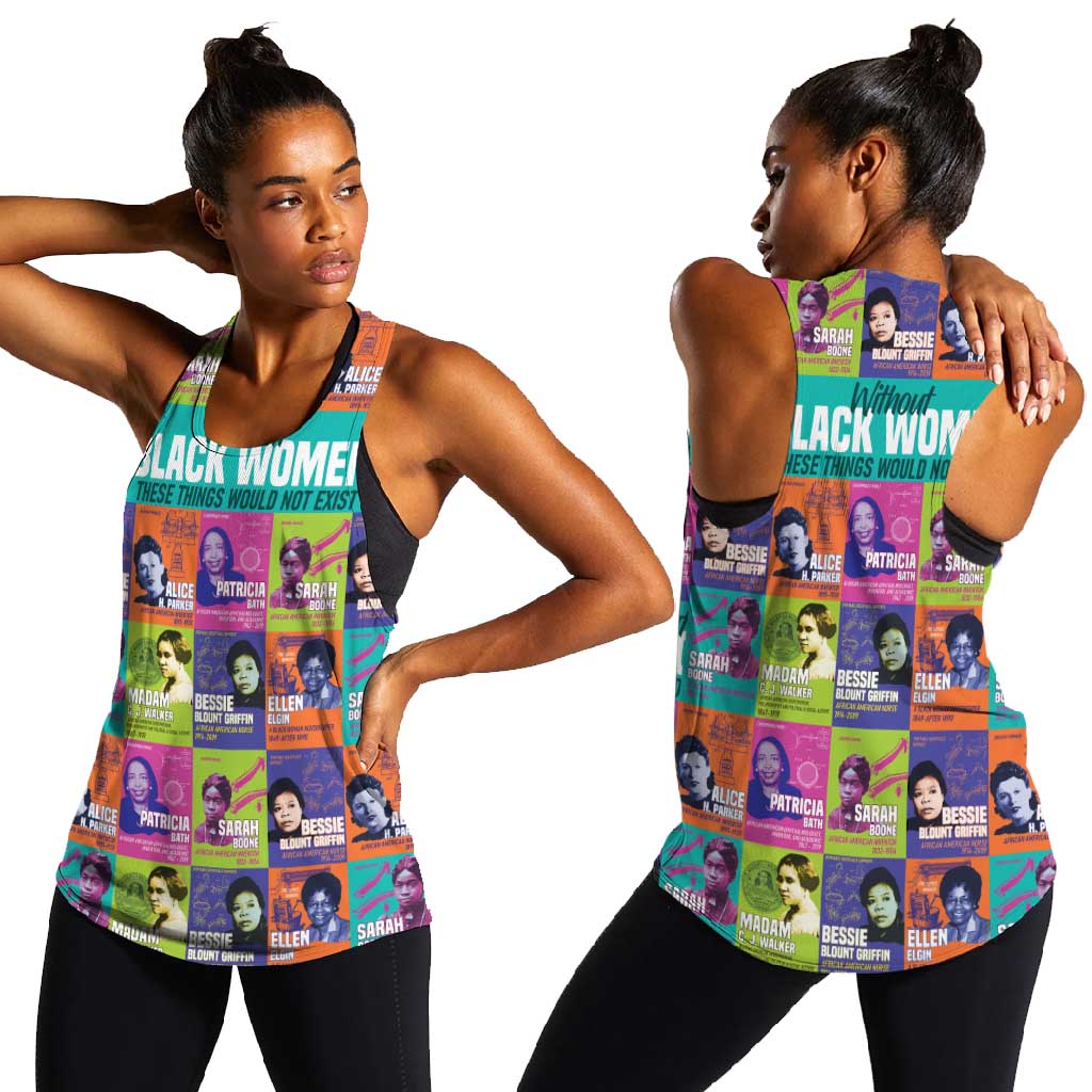 African Women Inventors Women Racerback Tank Without Black Women These Things Would Not Exist