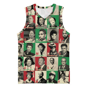 A To Z Of Black Heroes Basketball Jersey Civil Rights Leaders - African Pride