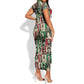 A To Z Of Black Heroes Short Sleeve Bodycon Dress Civil Rights Leaders DT02