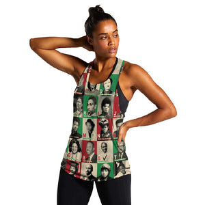 A To Z Of Black Heroes Women Racerback Tank Civil Rights Leaders
