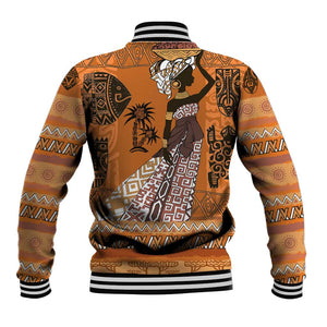 Personalized Beautiful Woman African Baseball Jacket DT02