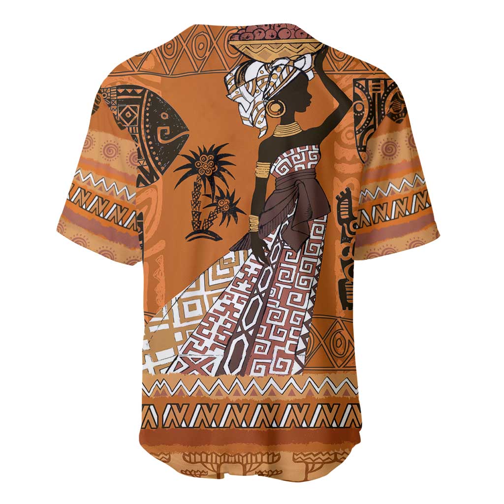 Personalized Beautiful Woman African Baseball Jersey