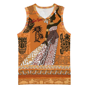 Personalized Beautiful Woman African Basketball Jersey - African Pride