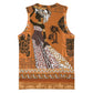 Personalized Beautiful Woman African Basketball Jersey - African Pride