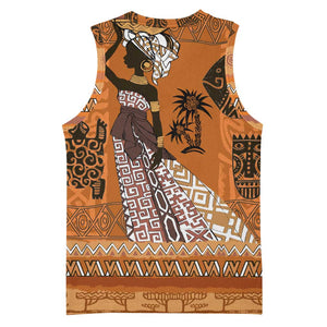 Personalized Beautiful Woman African Basketball Jersey - African Pride
