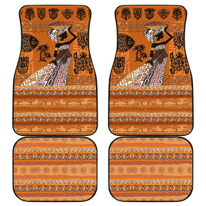 Personalized Beautiful Woman African Car Mats