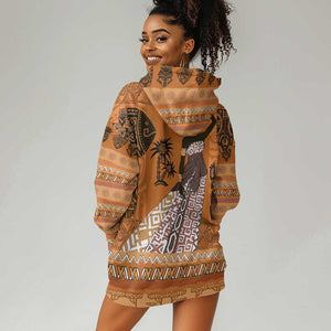 Personalized Beautiful Woman African Hoodie Dress