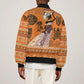 Personalized Beautiful Woman African Sleeve Zip Bomber Jacket