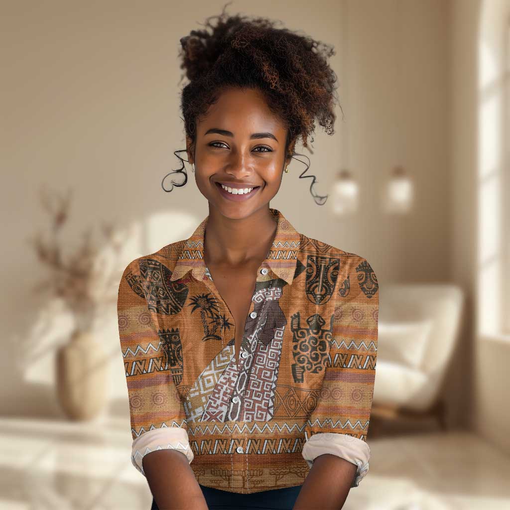 Personalized Beautiful Woman African Women Casual Shirt DT02