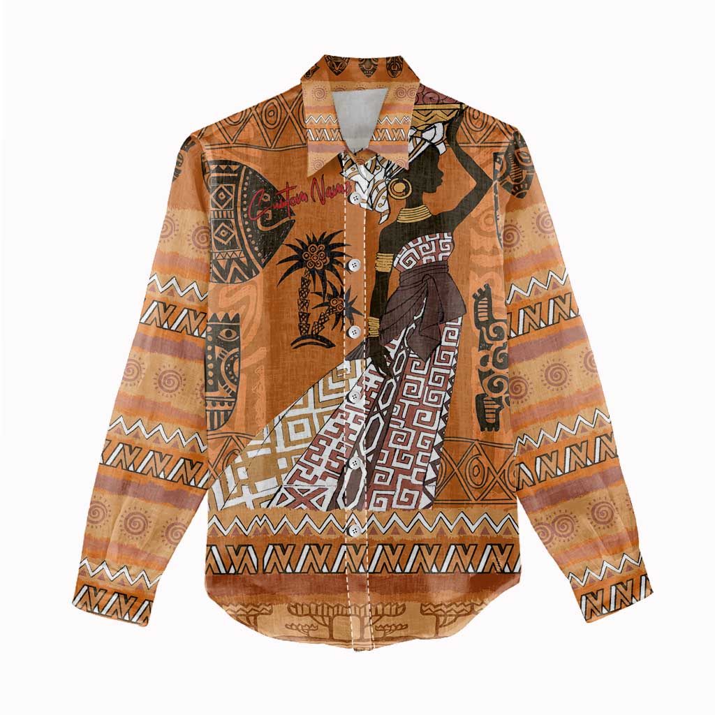 Personalized Beautiful Woman African Women Casual Shirt DT02
