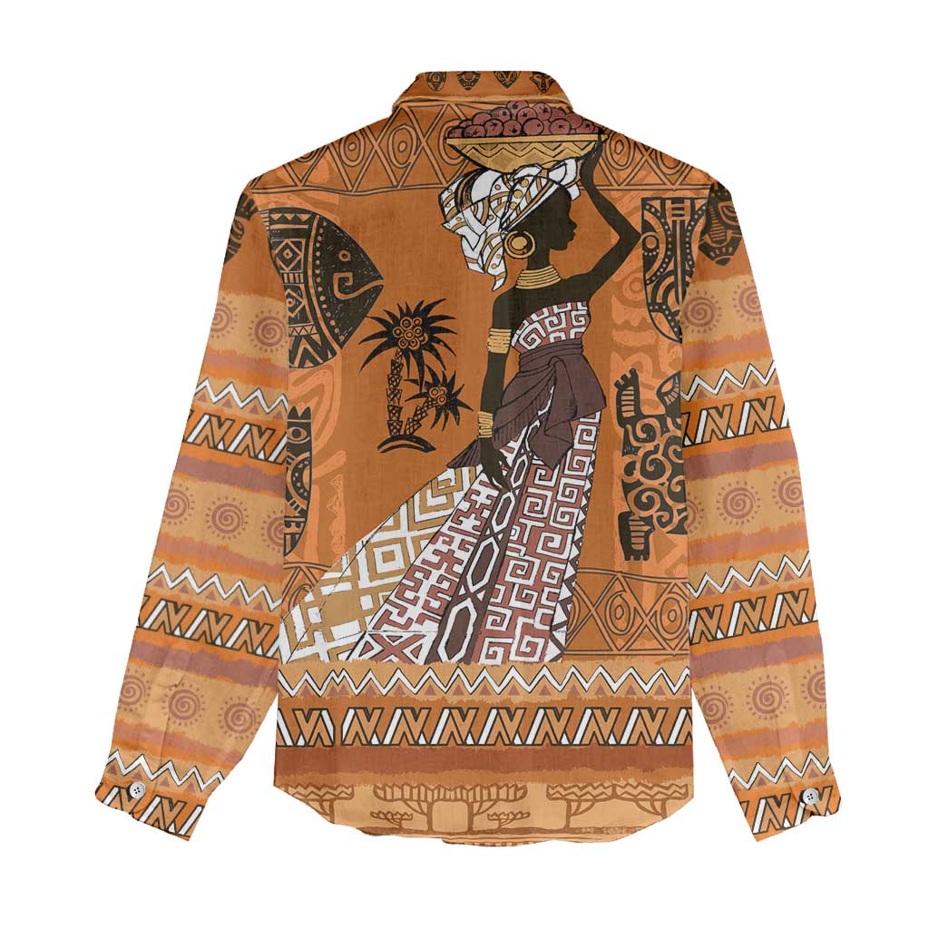 Personalized Beautiful Woman African Women Casual Shirt DT02