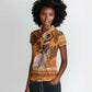 Personalized Beautiful Woman African Women Polo Shirt