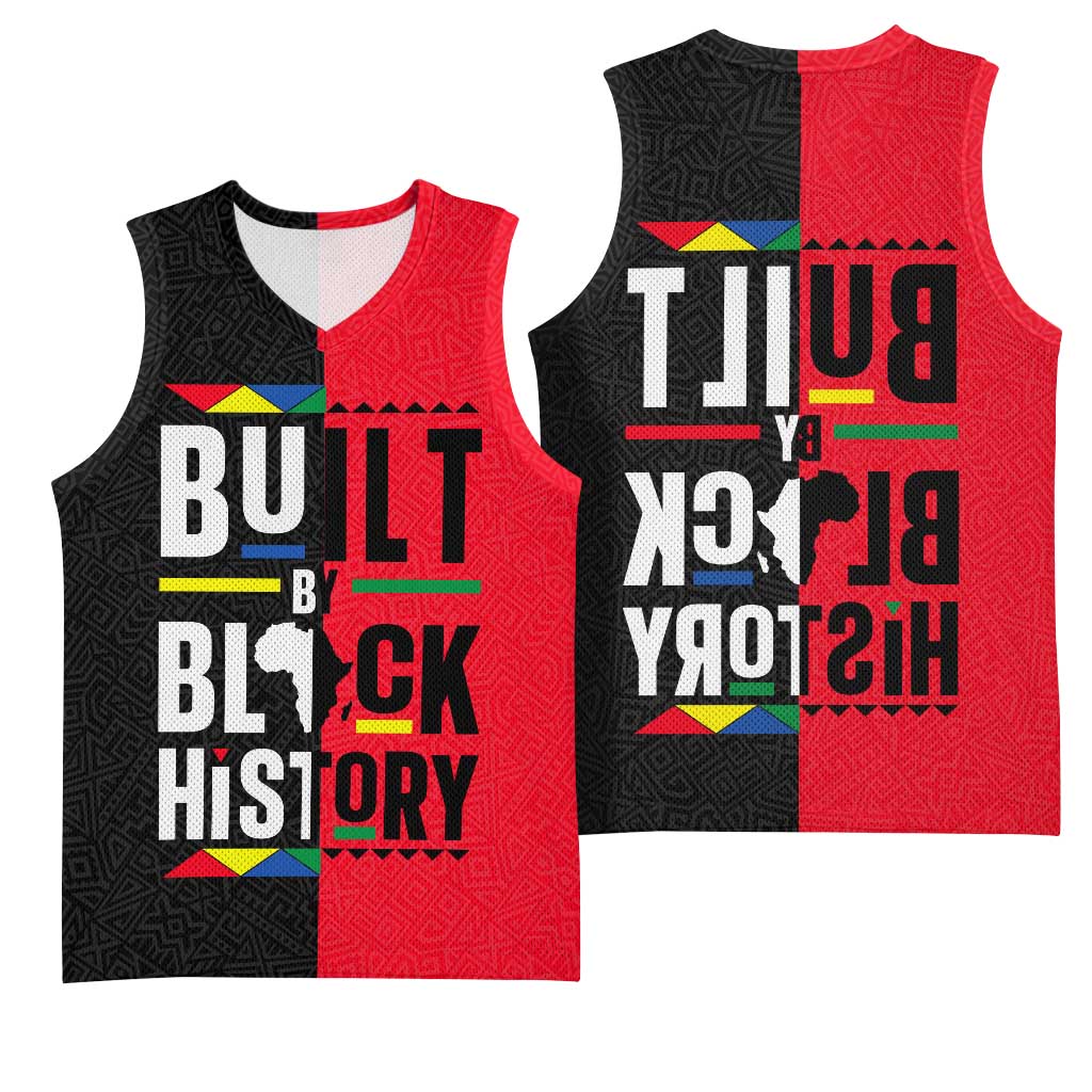 Built By Black History Basketball Jersey - African Pride