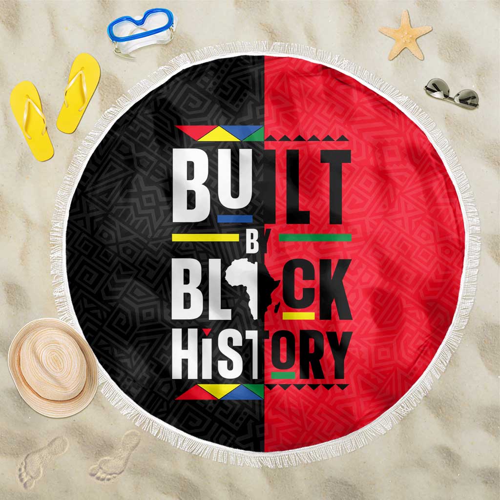 Built By Black History Beach Blanket