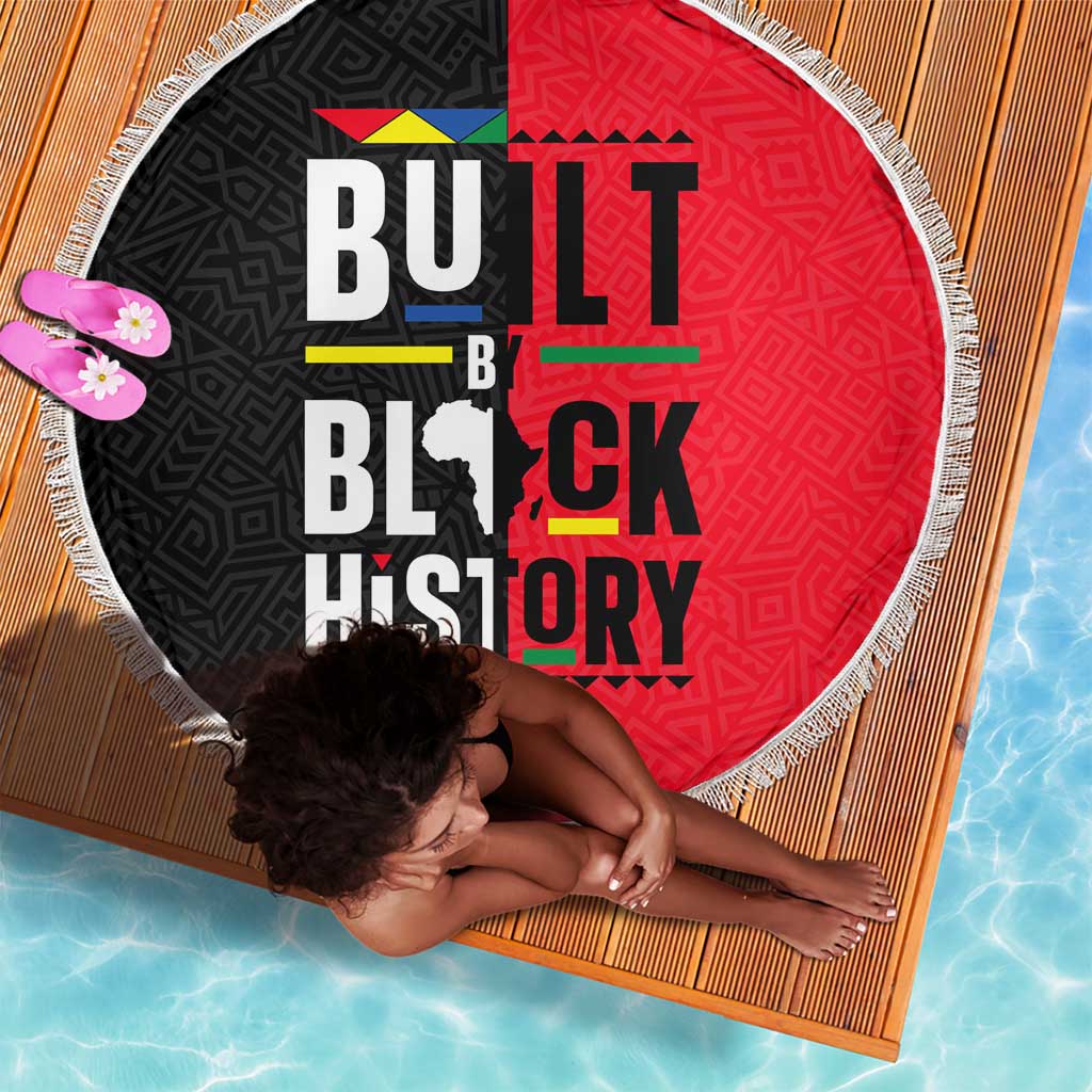 Built By Black History Beach Blanket
