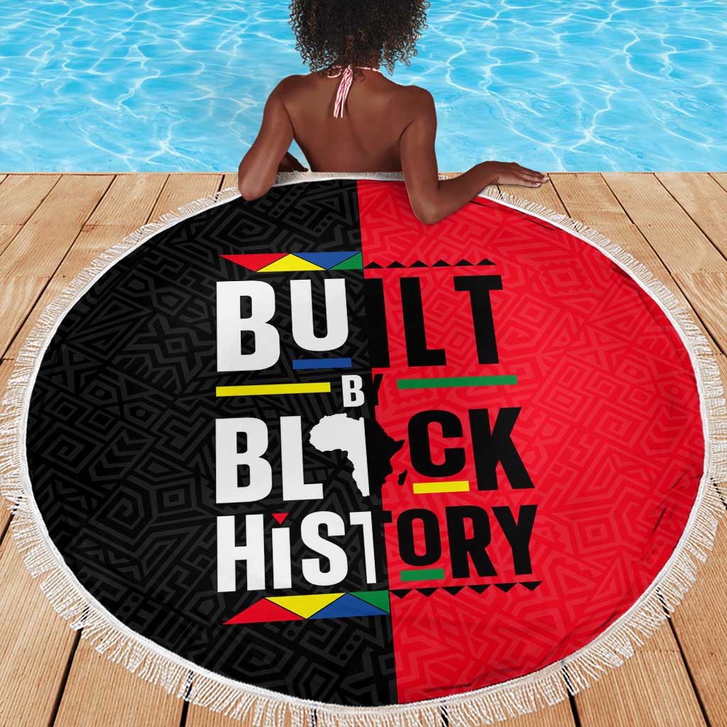 Built By Black History Beach Blanket