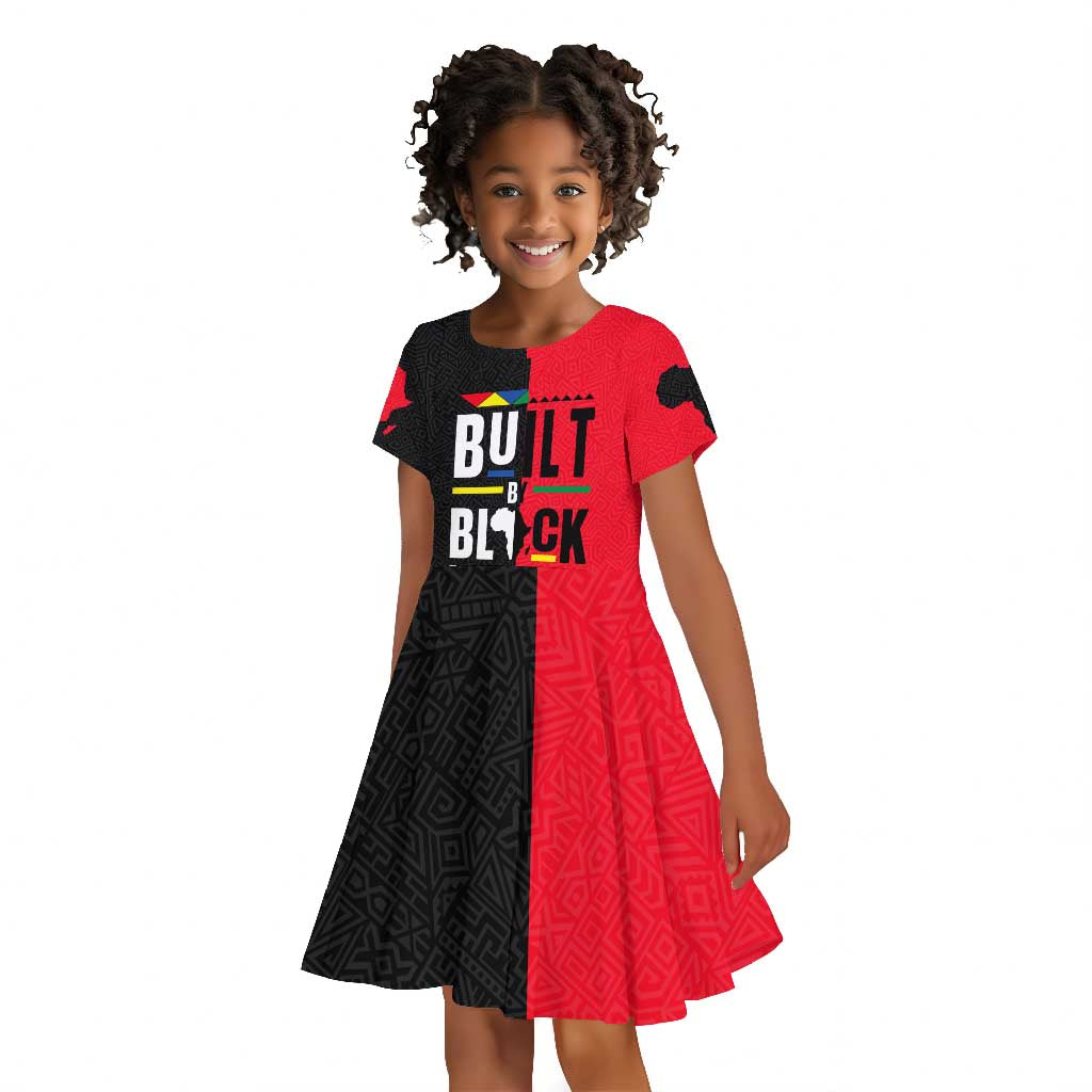 Built By Black History Kid Short Sleeve Dress