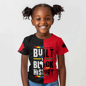 Built By Black History Kid T shirt