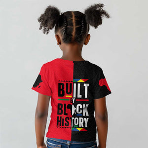 Built By Black History Kid T shirt