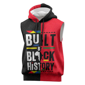 Built By Black History Sleeveless Hoodie - African Pride