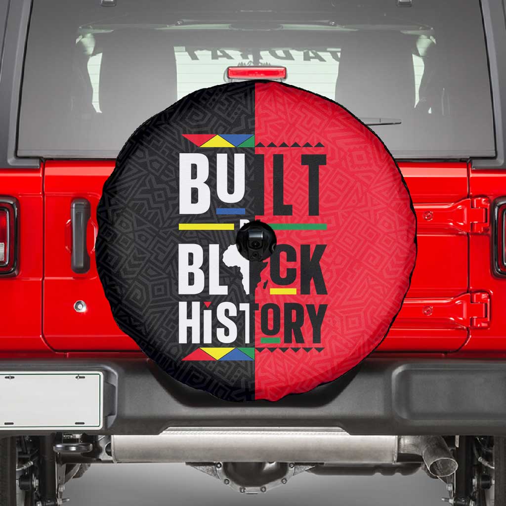 Built By Black History Spare Tire Cover