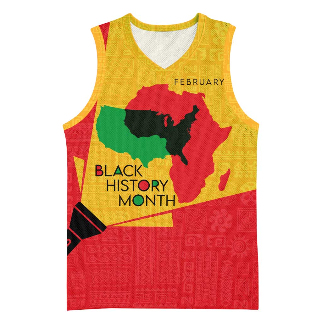 Black History Month Basketball Jersey - African February Design - African Pride