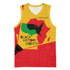 Black History Month Basketball Jersey - African February Design - African Pride