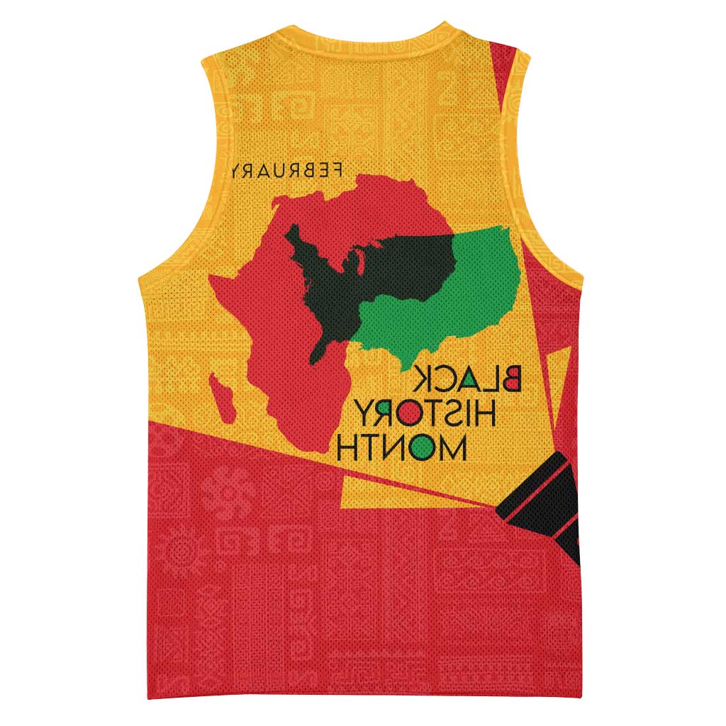 Black History Month Basketball Jersey - African February Design - African Pride