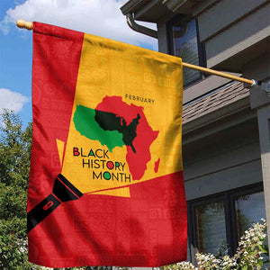 Black History Month Garden Flag - African February Design