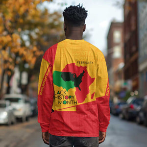 Black History Month Long Sleeve Shirt - African February Design DT02