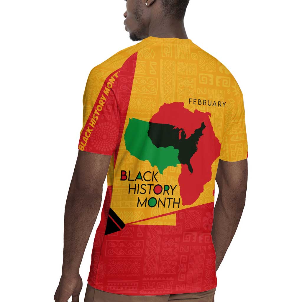 Black History Month Rugby Jersey - African February Design