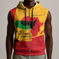 Black History Month Sleeveless Zip Hoodie - African February Design - African Pride