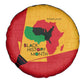 Black History Month Spare Tire Cover - African February Design