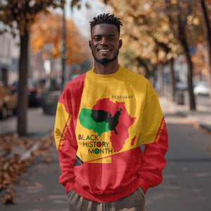 Black History Month Sweatshirt - African February Design