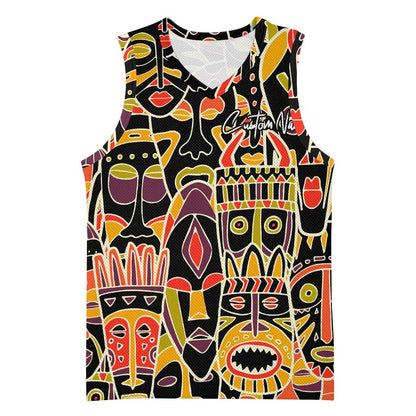 The Spirit of Africa Custom Basketball Jersey - African Pride