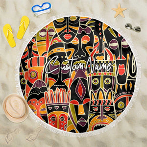 The Spirit of Africa Custom Beach Blanket