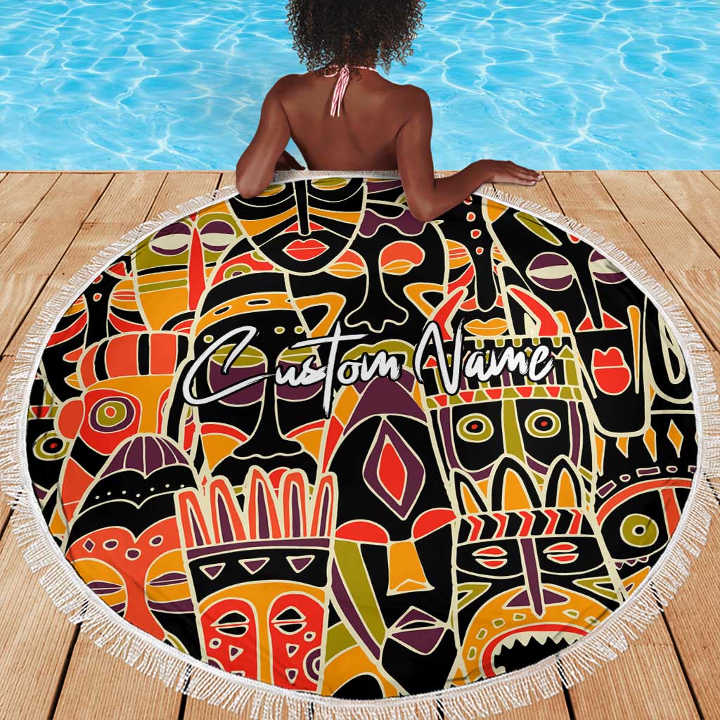 The Spirit of Africa Custom Beach Blanket