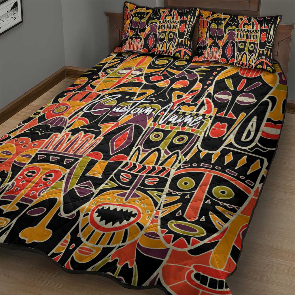 The Spirit of Africa Custom Quilt Bed Set