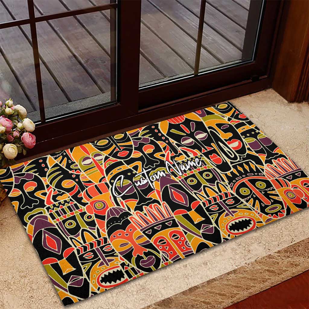 The Spirit of Africa Custom Rubber Doormat