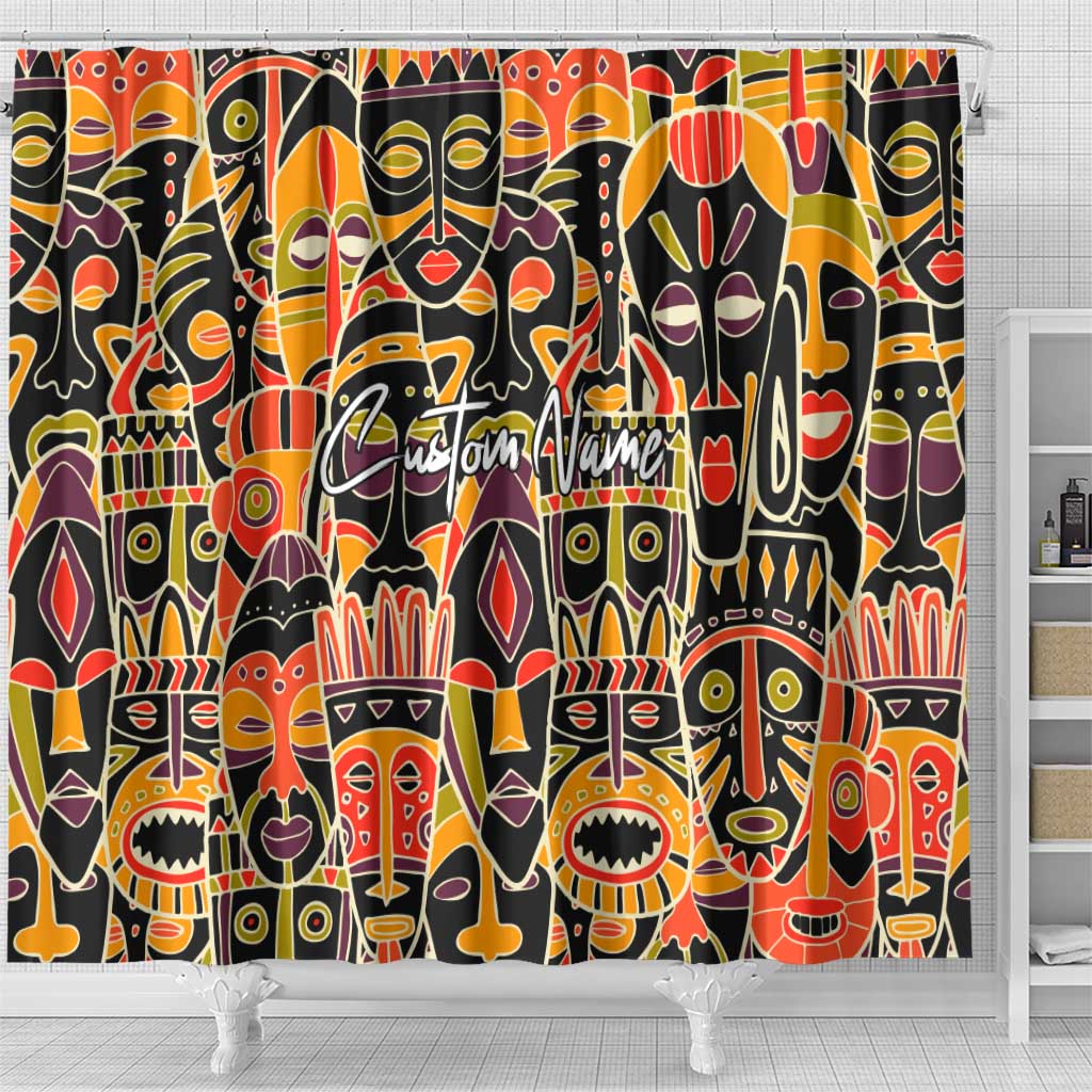 The Spirit of Africa Custom Shower Curtain