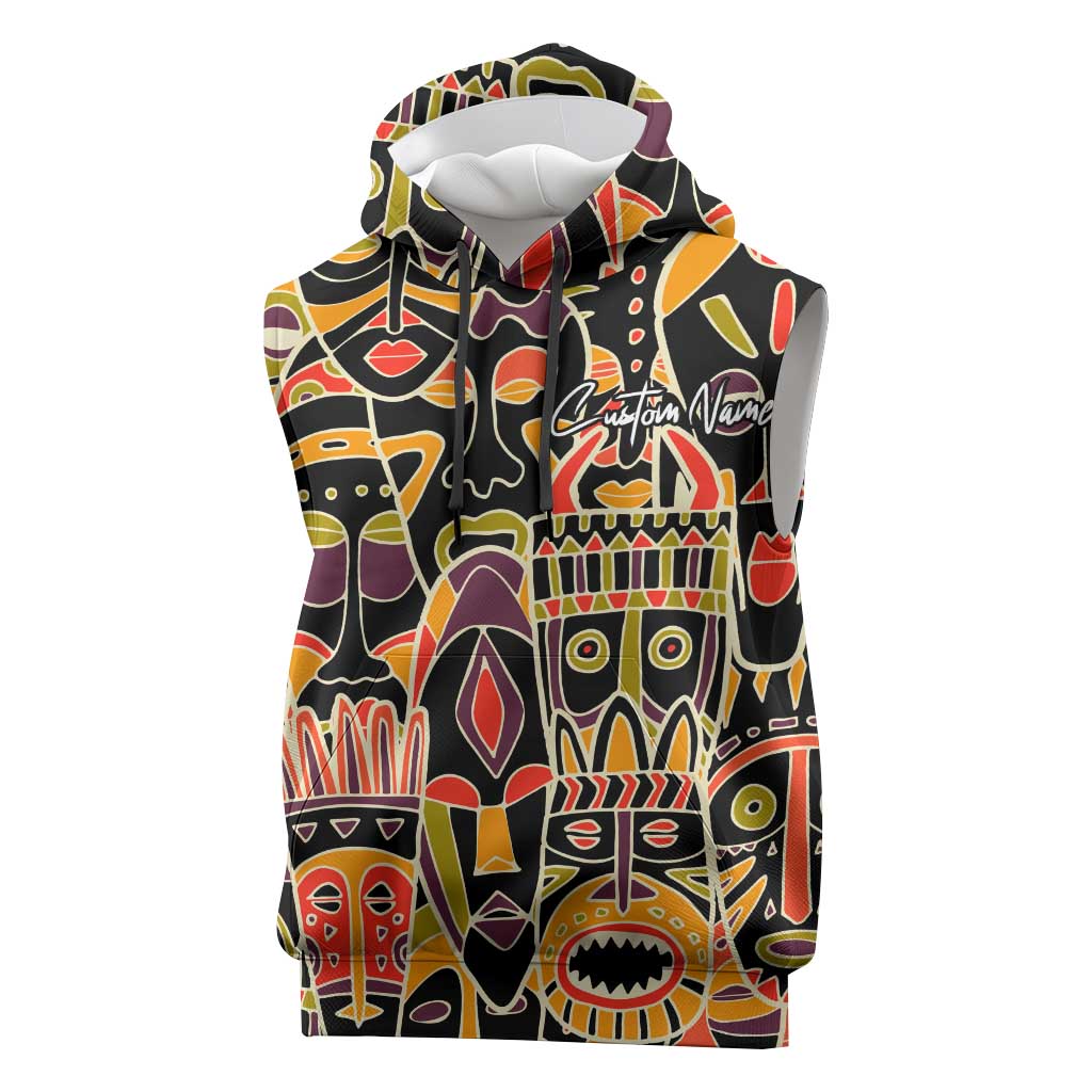 The Spirit of Africa Custom Sleeveless Hoodie - African Pride