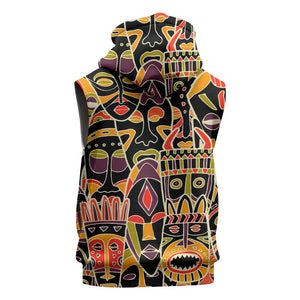 The Spirit of Africa Custom Sleeveless Hoodie - African Pride