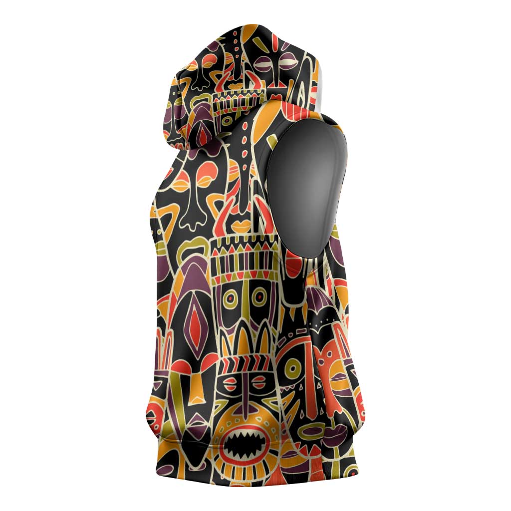 The Spirit of Africa Custom Sleeveless Hoodie - African Pride